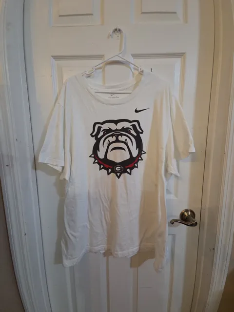 Nike Georgia Bulldogs The Nike Tee Size 3XL White T-Shirt