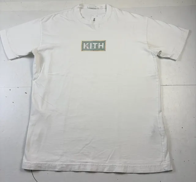Kith Bilt Pocket Tee White Graphic T-Shirt Size S (OF)