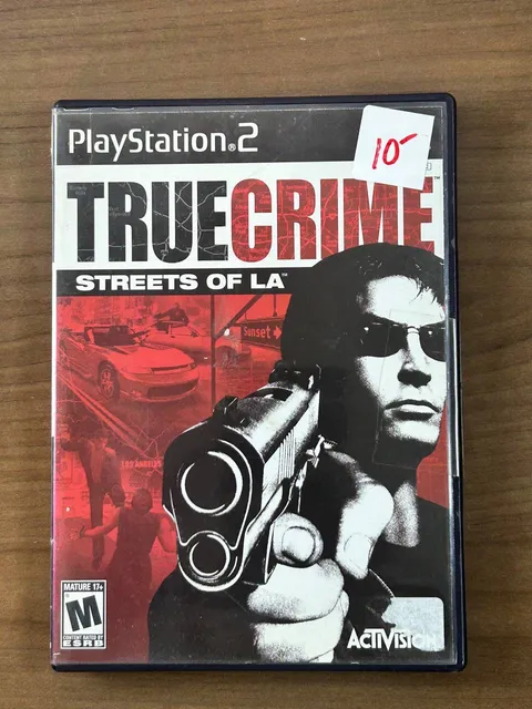 True Crime Streets of LA PS2 PlayStation 2 2003 Activision Disc Case Manual CIB