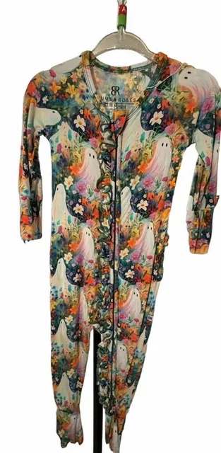 Bums & Roses Boo-tiful Blooms Convertible Ruffle Romper Size 12-18 Months