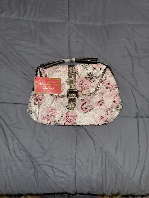 Wonderstruck Taylor Swift Handbag Floral Pink Snake Print New With Tags
