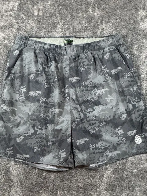 New Stio Second Light Short XLx7” inseam Black Whitebark Camo