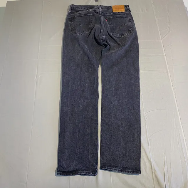 Levi's 501 Original Fit Men's Jeans Black Size 29 X 32 style 005013371