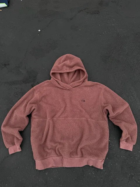 The North Face Sherpa Hoodie Size XL Mauve Pink Pullover Fleece
Women’s
