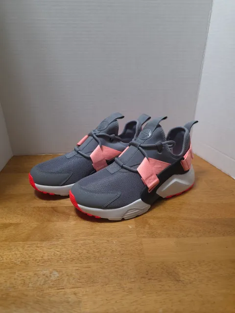 Nike Air Huarache City Low Atmosphere Grey Hot Punch Shoes