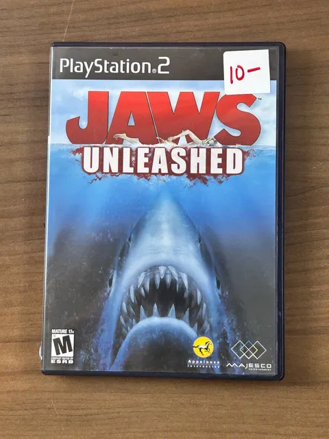 Jaws Unleashed PS2 PlayStation 2 2006 Complete CIB w/ Manual Majesco