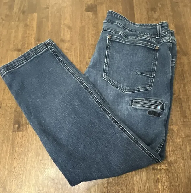Kuhl Denim Jeans Size 38x29 Blue Stretch Indigo Dye