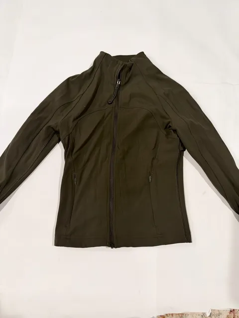 Lululemon Full Zip Define Jacket Olive Green