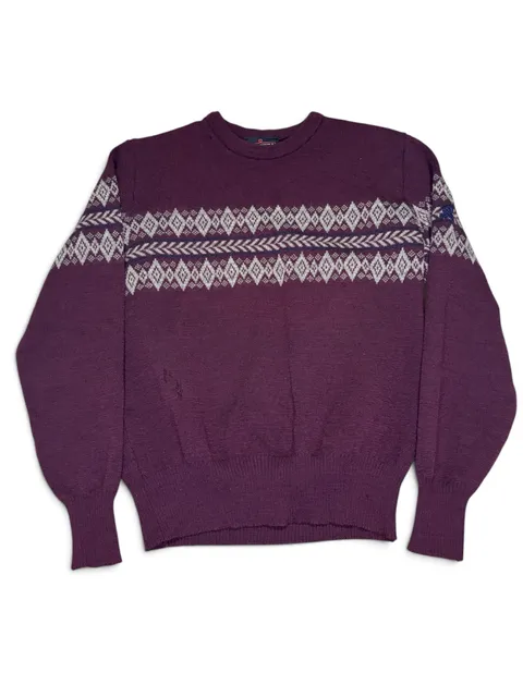 Demetre Wool Fair Isle Sweater Size Small