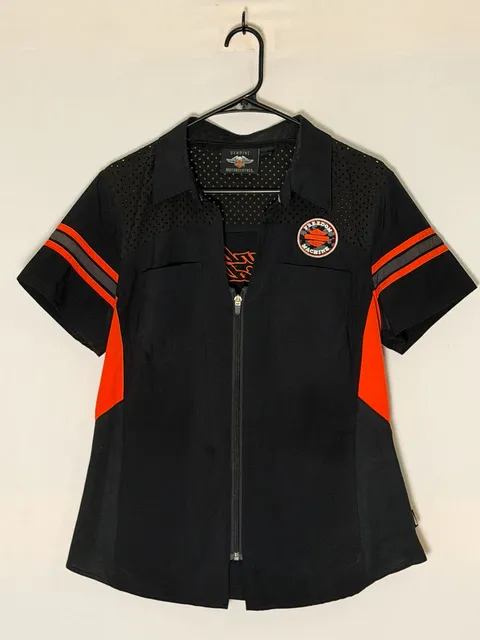 Harley-Davidson Freedom Machine Zip Up Shirt Size L