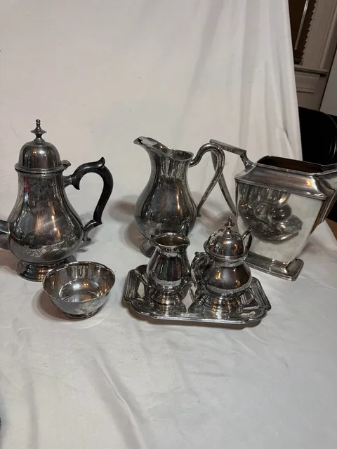 Vintage Silver Plated Tea And Coffee Service Set