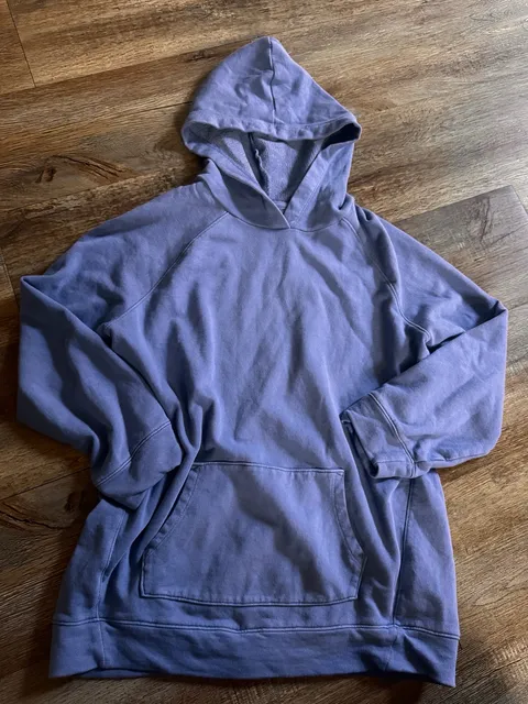 Old Navy G Tunic Hoody Size L 10-12 Plus Seaborne Blue