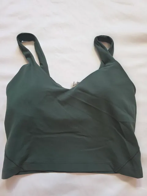 Lululemon Align Tank Top Size 6 Green Athletic Crop