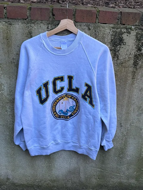 Vintage 80’s UCLA Crewneck Sweatshirt Size L White