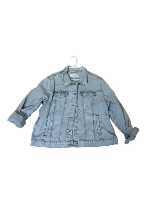 Time and Tru Denim Jacket Size XXXL (22) Light Wash