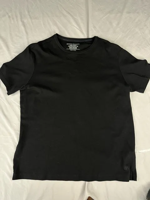 Banana Republic Luxe Touch Performance Tee Size L Black