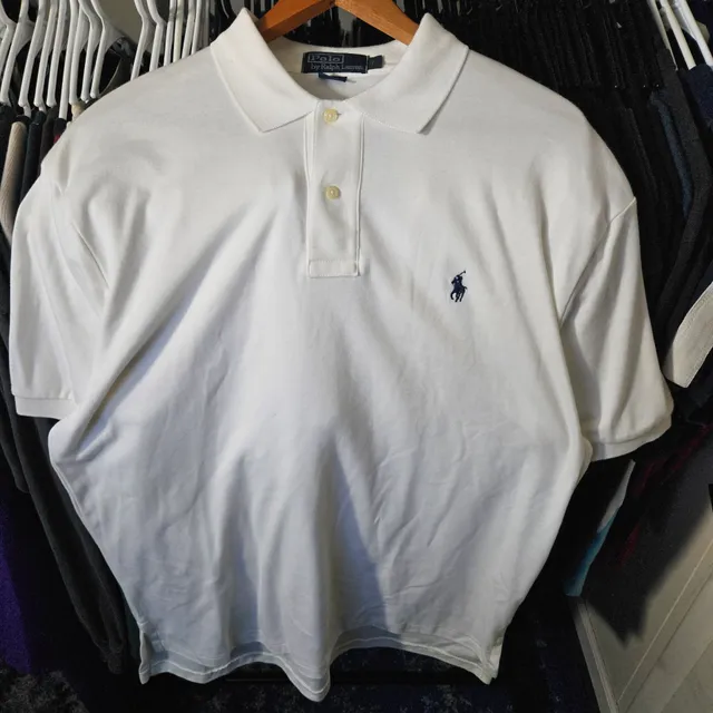 Polo By Ralph Lauren Polo Shirt Size L White
