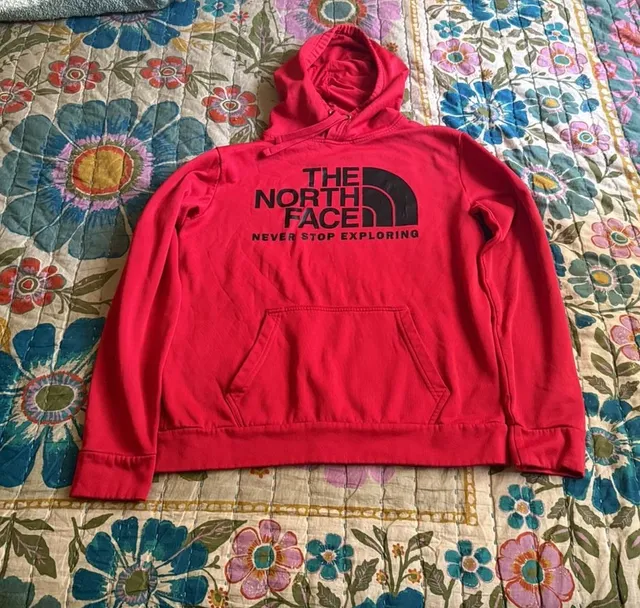 The North Face Hoodie Red