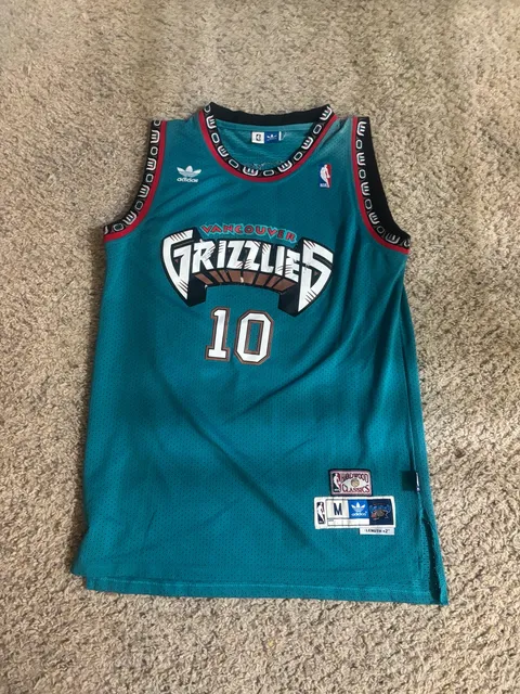Adidas Vancouver Grizzlies Mike Bibby Hardwood Classics Jersey Size M