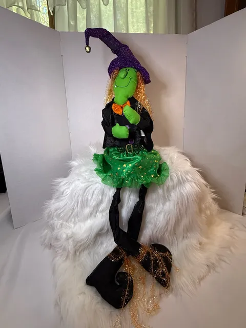 Spooky Hollow 30 Inch Witch Shelf Sitter