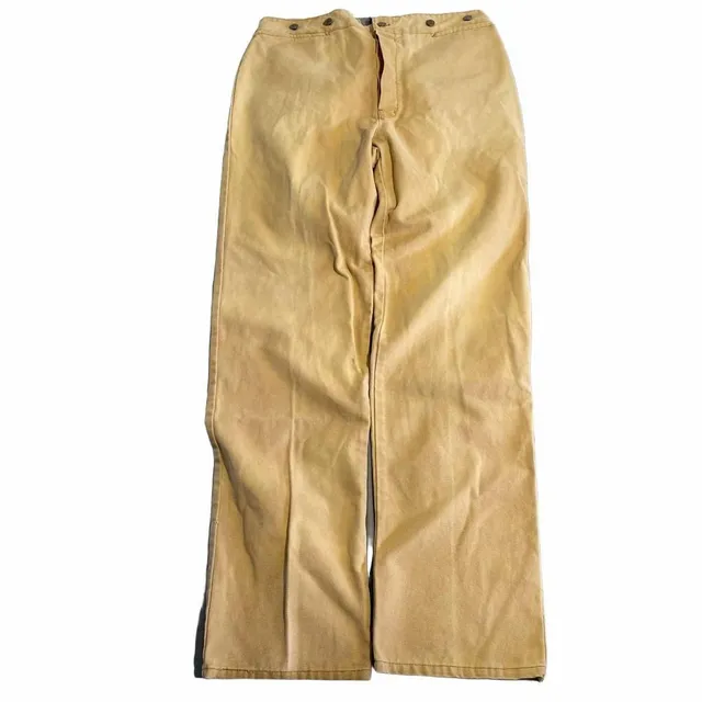 Vintage frontier classics buckleback Canvas Pants Size 38 Tan Straight Leg