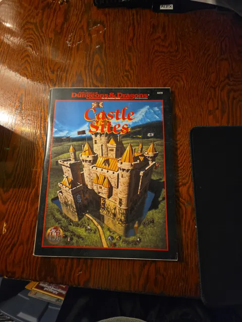 Advanced Dungeons And Dragons Castle Sites 9479 TSR 1995 RPG Sourcebook