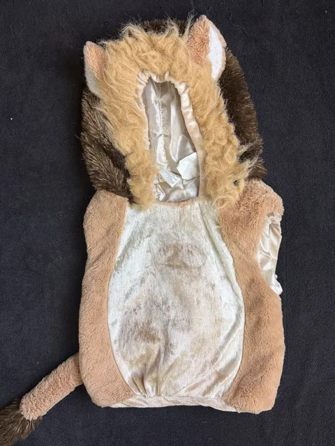 Lion Plush Costume Hooded Vest - Halloween Costume