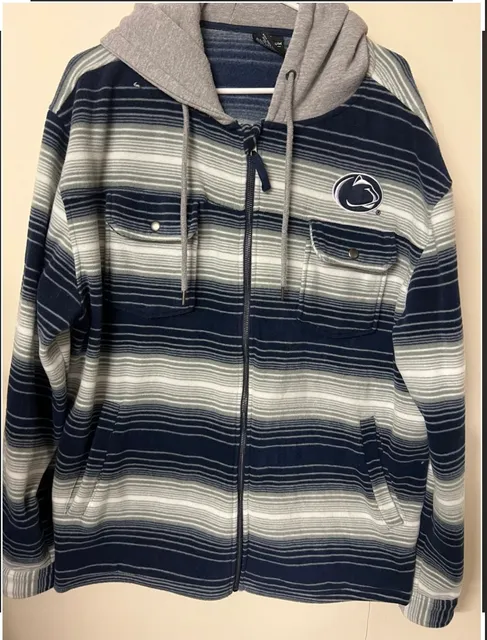 Colosseum Penn State Nittany Lions Full Zip Fleece Hoodie XL