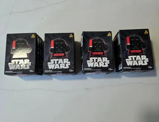 Star Wars Darth Vader Keycap Surprise Box Lot Of 4