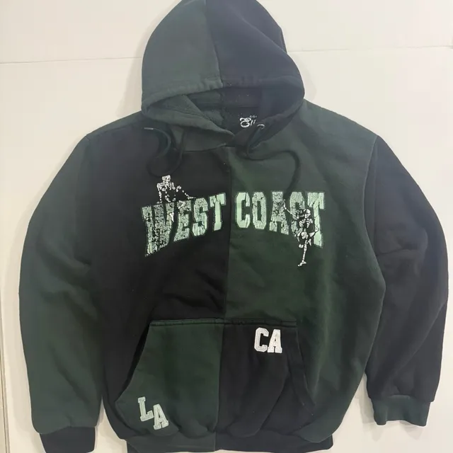 Eighty Eight West Coast Hoodie Black Green