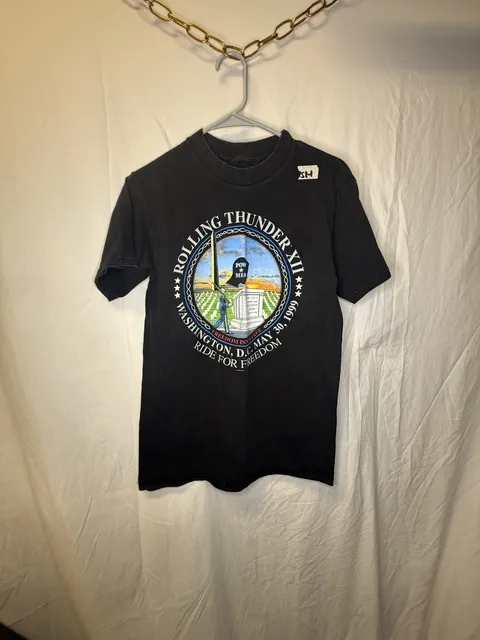 Harley-Davidson Rolling Thunder XII 1999 Washington DC T-Shirt Size SM