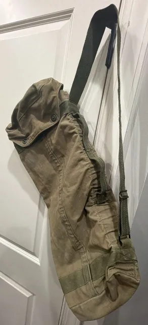 Military Surplus Canvas Field Bag Olive Drab Shoulder Bag