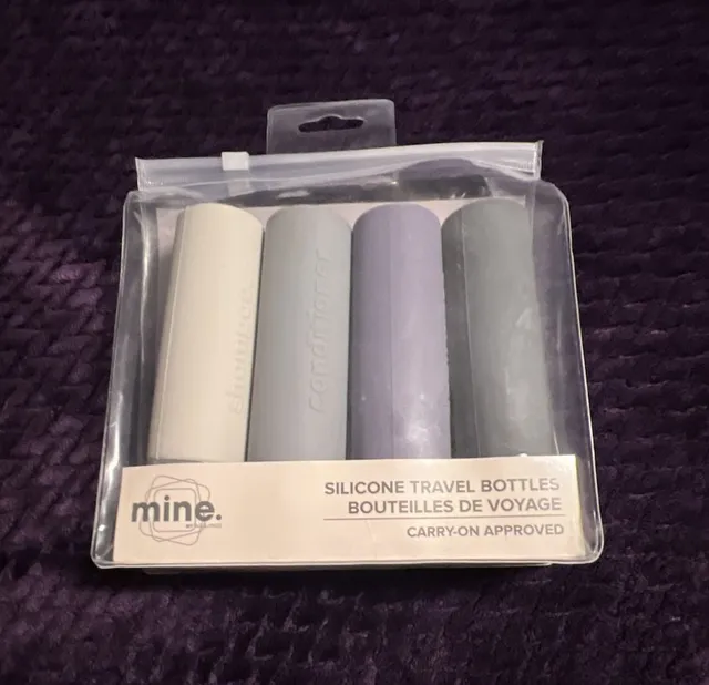 Mine By MyTagalongs Silicone Travel Bottles 4-Pack