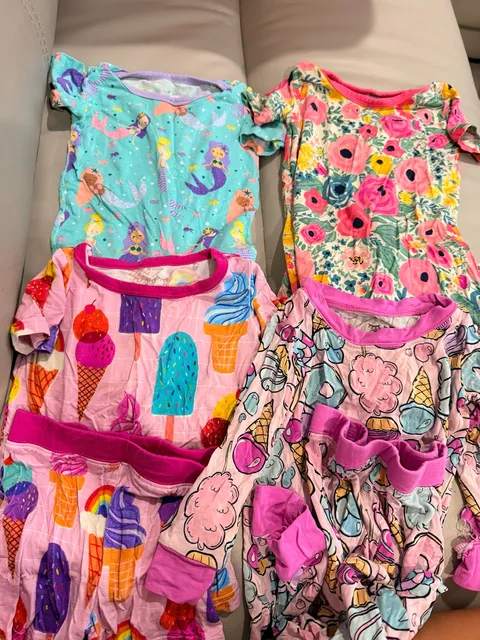 Little Sleepies Pj mermaid magic secret garden flower sweet treats ice cream