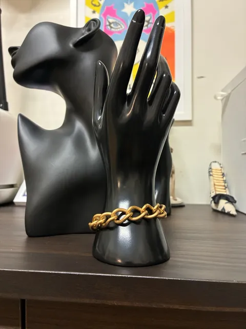 Monet Chunky Gold Tone Chain Link Bracelet