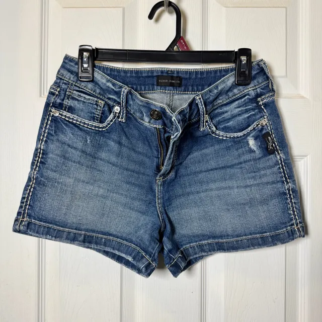 Silver Jeans Co. Elyse Short Size 28 Blue Denim Jean Shorts