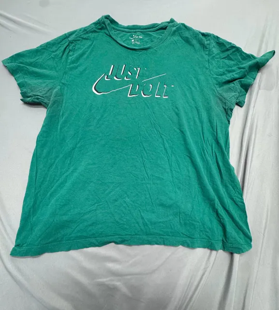 Nike The Nike Tee T-Shirt Size XL Green Just Do It Graphic