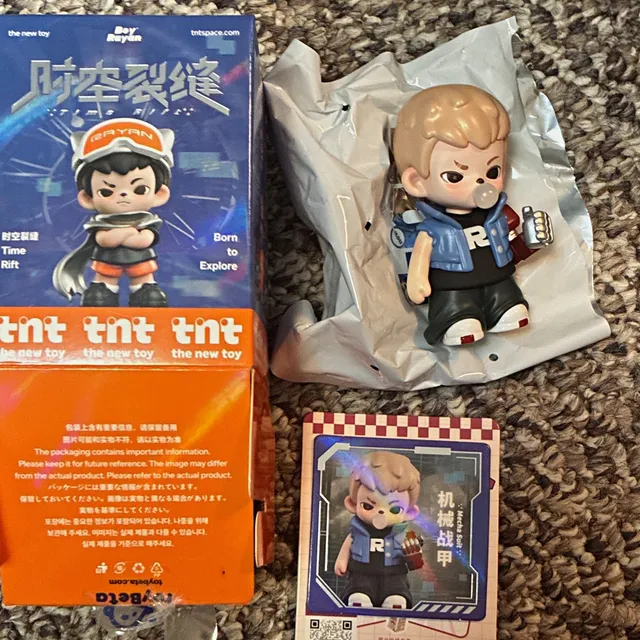 tnt The New Toy Blind Box Mini Action Figure Multicolor w/ Box & Card mech suit