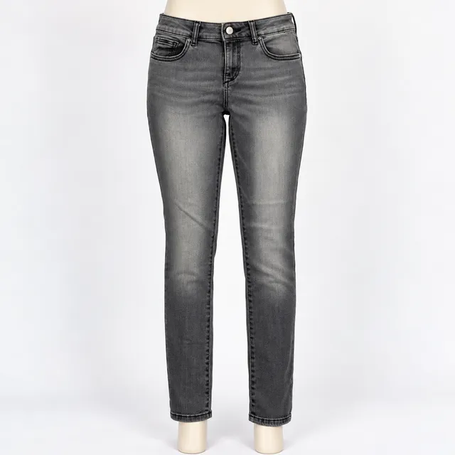 DL1961 Margaux Instasculpt Ankle Skinny Jeans Size 25 Drizzle Gray Denim