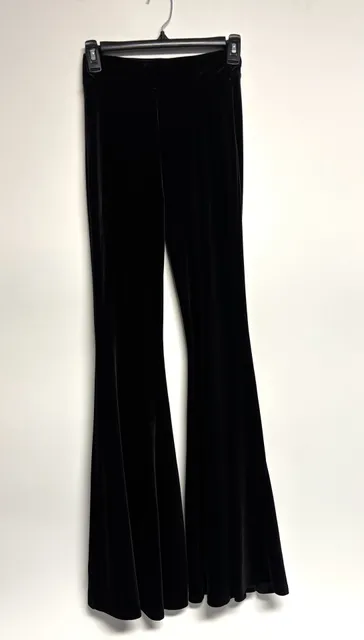 Forever 21 Velvet Flare Pants Size S Black