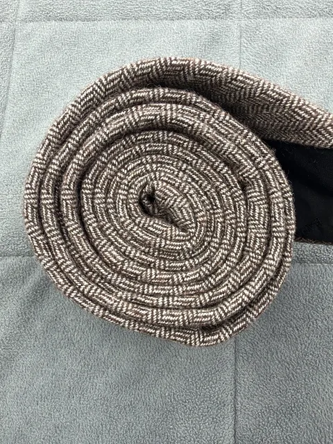 Banana Republic Brown Herringbone Neck Tie Wool blend