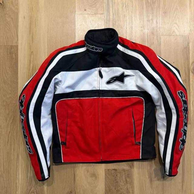 Alpinestars Stella Women Motorcycle Riding Jacket Size XS Red Black White