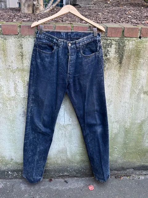 Vintage 1987 Levi's 501 Acid Wash Jeans