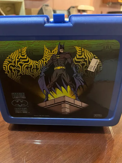 Thermos Virtual Batman Plastic Lunch Box With Thermos