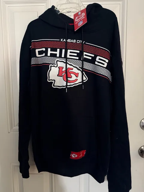 Ultra Game Kansas City Chiefs Hoodie Size S Black NFL Pullover Sweatshirt