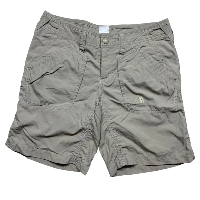 The North Face Hiking Utility Nylon Khaki Shorts size small
