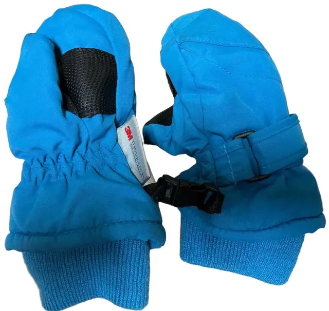 3M Thinsulate Winter Ski Mittens Size 1-2 Years Blue