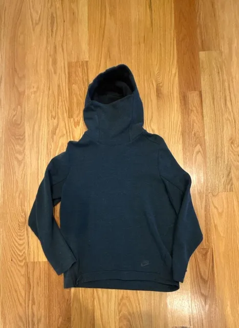 Nike Tech Fleece Funnel Neck Hoodie Size M Teal Green