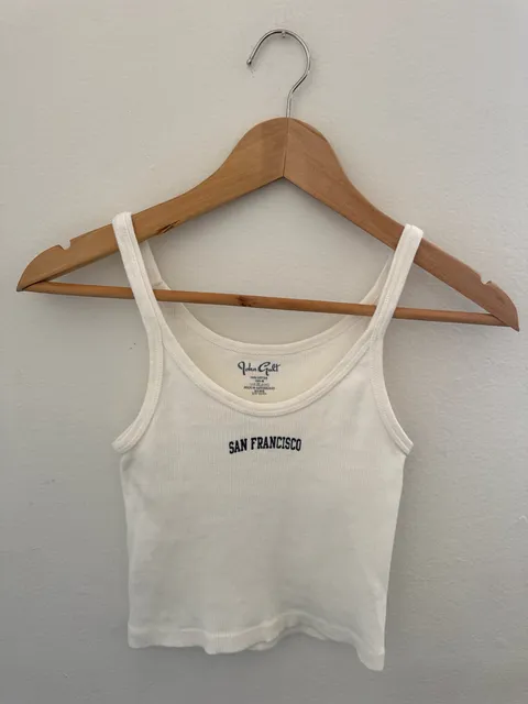 John Galt San Francisco Tank Top White