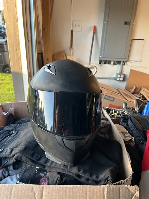 ILM ILM-313 Motorcycle Helmet Size M Matte Black DOT Certified